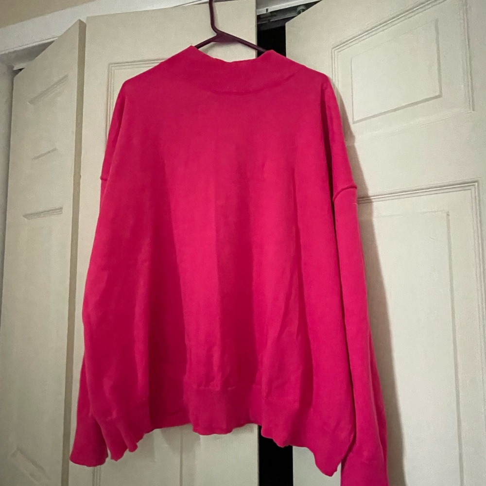 SHEIN Curve Hot Pink Top